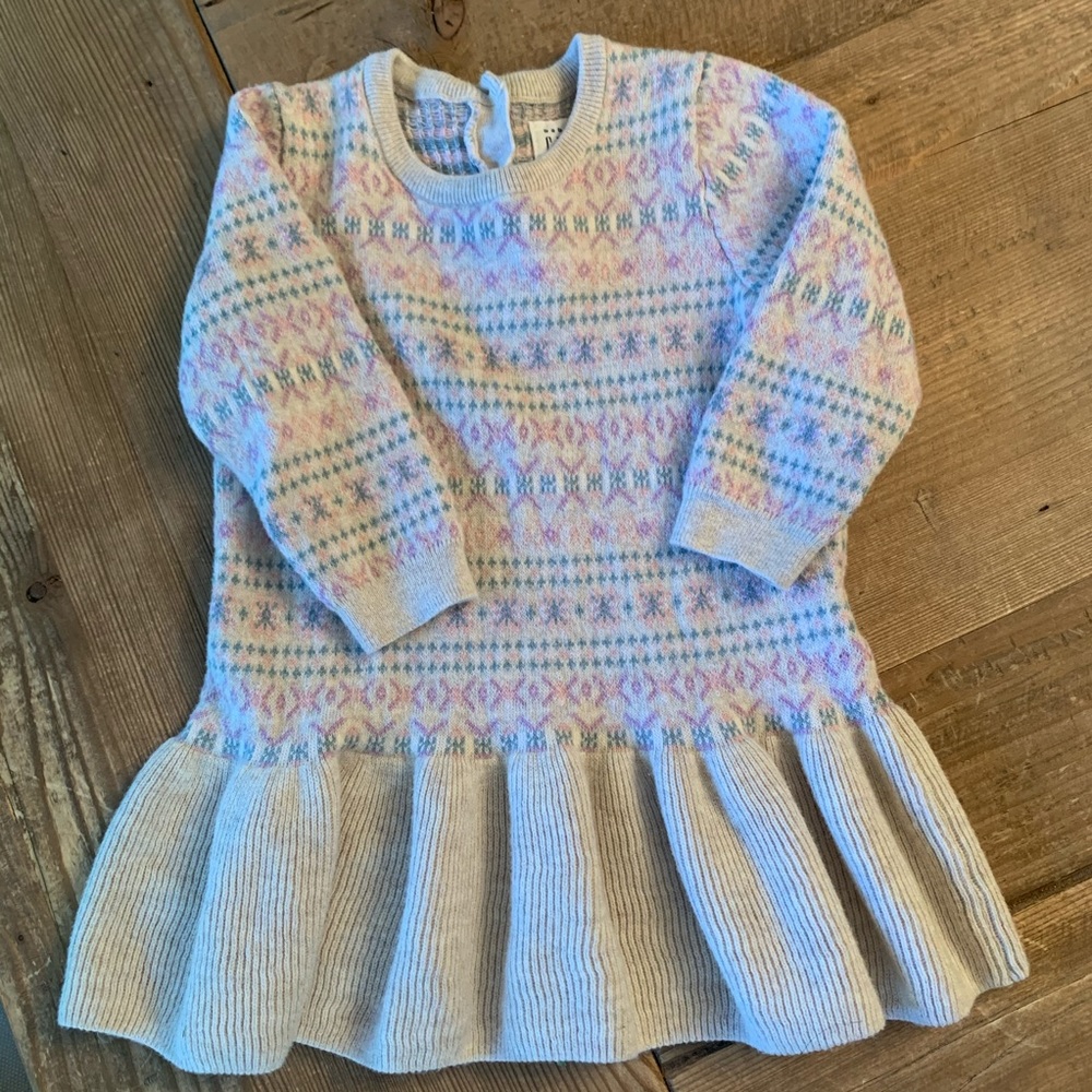 Gap Baby Fairisle Sweater Dress